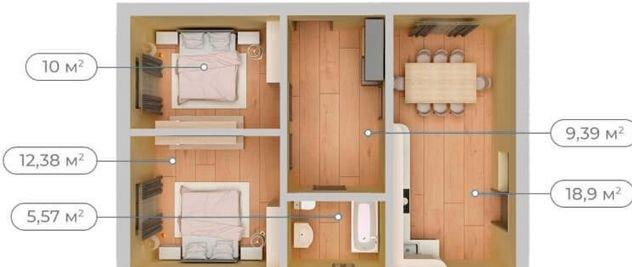 Продажа дома, 60м <sup>2</sup>, 300 сот., Краснодар, улица Куликова Поля,  34