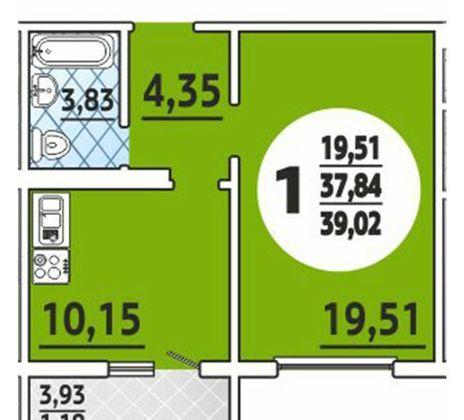 Продажа 1-комнатной квартиры, Краснодар, улица Героя Владислава Посадского,  22