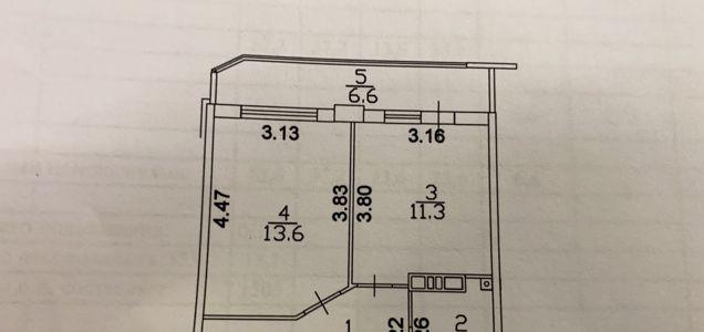 Продажа 1-комнатной квартиры, Краснодар, улица имени Героя Николая Шевелёва,  3/1