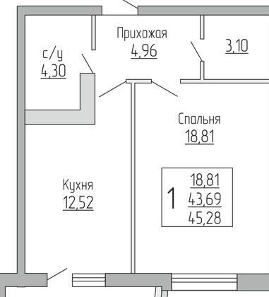 Продажа 1-комнатной квартиры, Краснодар, Кожевенная улица,  22