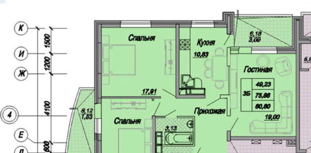 Продажа 3-комнатной квартиры, Краснодар, улица 70-летия Октября,  1/2
