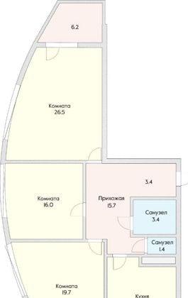 Продажа 3-комнатной квартиры, Краснодар, Гаражная улица,  87