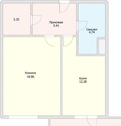 Продажа 1-комнатной квартиры, Краснодар, Кожевенная улица,  22