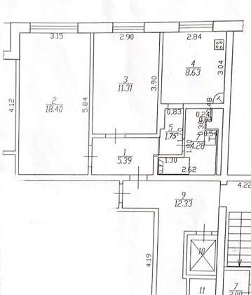Продажа 2-комнатной квартиры, Краснодар, Рождественская набережная,  29