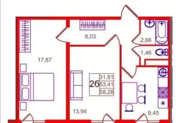 Продажа 2-комнатной квартиры, Краснодар, улица Героев-Разведчиков,  23/1