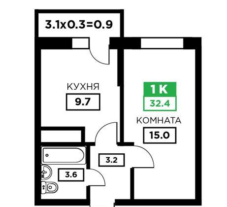Продажа 1-комнатной квартиры, Краснодар, улица Героев-Разведчиков,  27