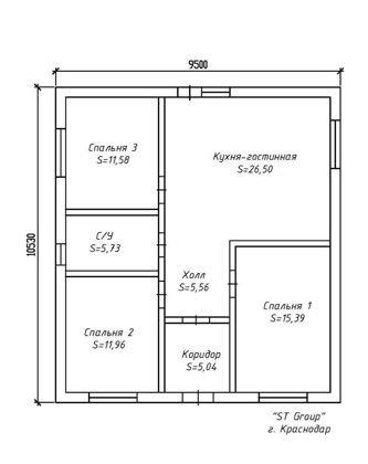 Продажа дома, 81м <sup>2</sup>, 400 сот., Краснодар, Вишнёвая улица,  34