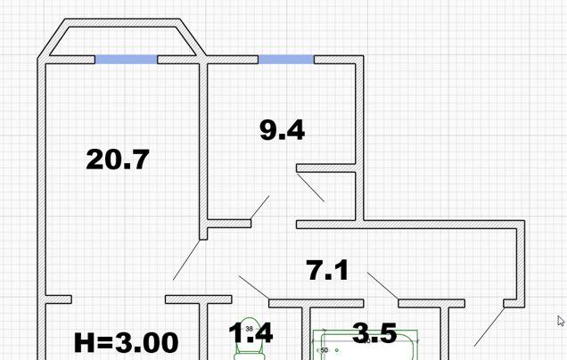 Продажа 1-комнатной квартиры, Краснодар, Красная улица,  165/5