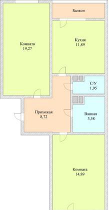 Продажа 2-комнатной квартиры, Краснодар, улица Григория Пономаренко,  45