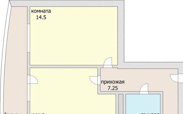 Продажа 1-комнатной квартиры, Краснодар, Круговая улица,  4Вк2