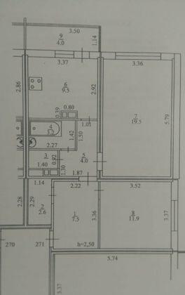 Продажа 2-комнатной квартиры, Краснодар, Черкасская улица,  58