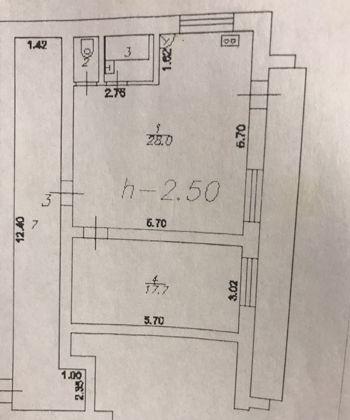 Продажа 2-комнатной квартиры, Краснодар, Кубанская набережная,  52/2