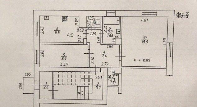 Продажа 2-комнатной квартиры, Краснодар, Индустриальная улица,  5/1