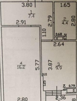 Продажа 1-комнатной квартиры, Краснодар, улица Адмирала Серебрякова,  3к1