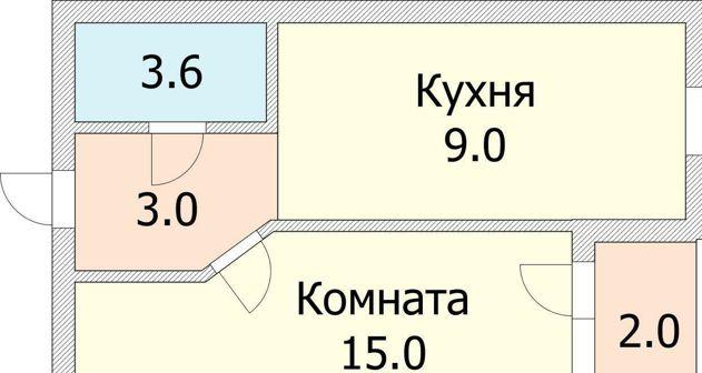 Продажа 1-комнатной квартиры, Краснодар, улица имени В.М. Комарова,  30