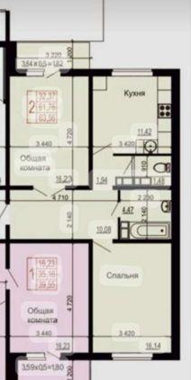 Продажа 2-комнатной квартиры, Краснодар, улица Академика Лукьяненко,  24