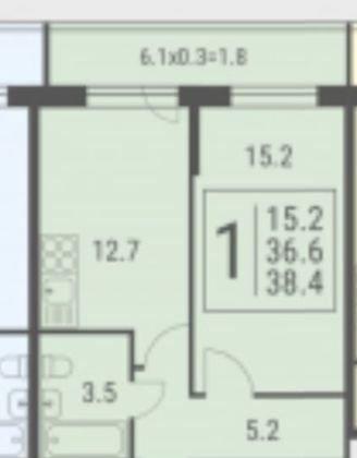 Продажа 1-комнатной квартиры, Краснодар, улица Евгении Жигуленко,  13к2