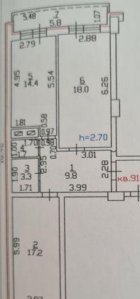 Продажа 2-комнатной квартиры, Краснодар, Российская улица,  337