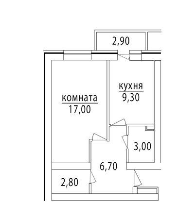 Продажа 1-комнатной квартиры, Краснодар, Сахалинская улица,  15к5
