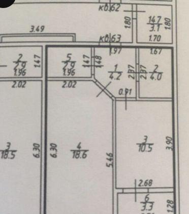 Продажа 1-комнатной квартиры, Краснодар, Железнодорожная улица,  23/1