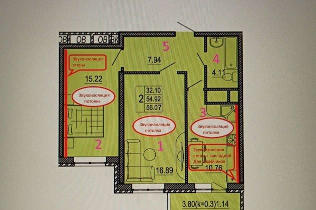 Продажа 2-комнатной квартиры, Краснодар, Гаражная улица,  107