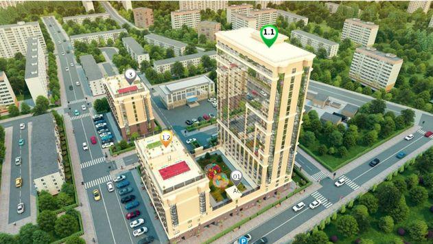 Продажа 3-комнатной новостройки, Краснодар, улица Строителей,  21