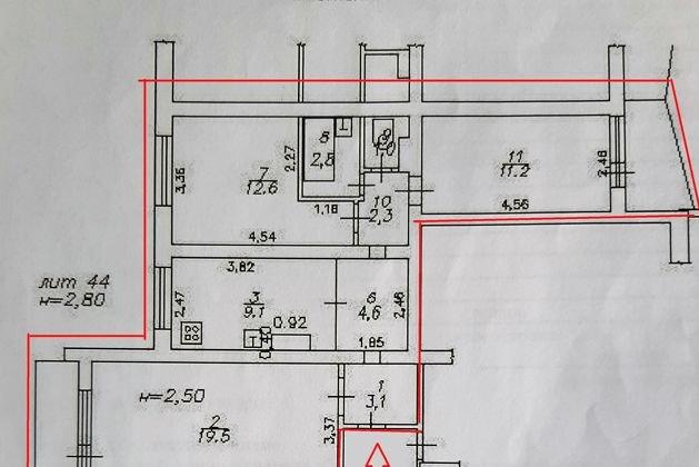 Продажа 3-комнатной квартиры, Краснодар, улица Думенко,  6