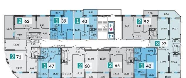 Продажа 3-комнатной квартиры, Краснодар, улица Цезаря Куникова,  24к3