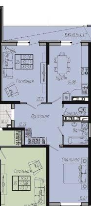 Продажа 2-комнатной квартиры, Краснодар, Стахановская улица,  1/5