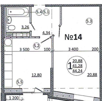 Продажа 1-комнатной квартиры, Краснодар, Восточно-Кругликовская улица,  42/3к2