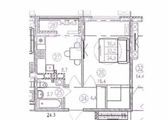 Продажа 1-комнатной квартиры, Краснодар, улица Героев-Разведчиков,  8к2