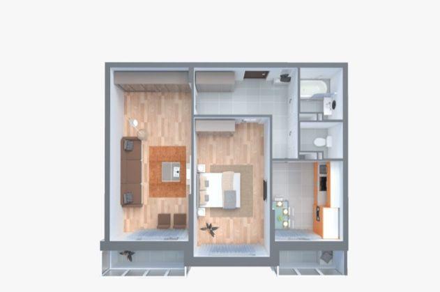 Продажа 2-комнатной квартиры, Краснодар, Командорская улица,  9к2