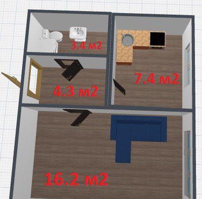 Продажа 1-комнатной квартиры, Краснодар, улица имени С.С. Прокофьева,  8