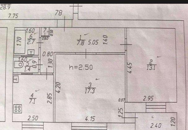 Продажа 2-комнатной квартиры, Краснодар, Севастопольская улица,  4