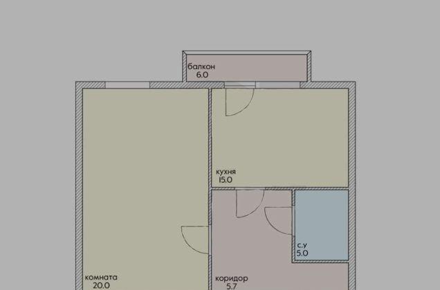 Продажа 1-комнатной квартиры, Краснодар, Черкасская улица,  71/1к1