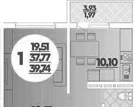 Продажа 1-комнатной квартиры, Краснодар, улица Генерала Трошева,  29