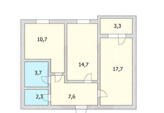 Продажа 2-комнатной квартиры, Краснодар, Агрохимическая улица,  136/1