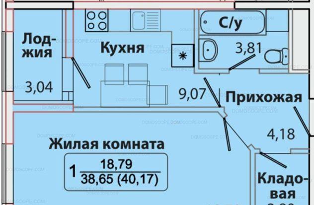 Продажа 1-комнатной квартиры, Краснодар, улица Симиренко,  18