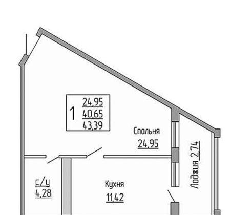 Продажа 1-комнатной новостройки, Краснодар, Кожевенная улица,  22